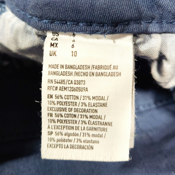 EUC American Eagle AEO Shorts Sz. 6 Mid Rise Super Stretch Twill Casual Summer - Picture 6 of 10